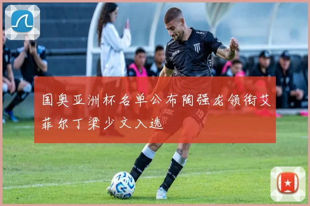 国奥亚洲杯名单公布陶强龙领衔艾菲尔丁梁少文入选
